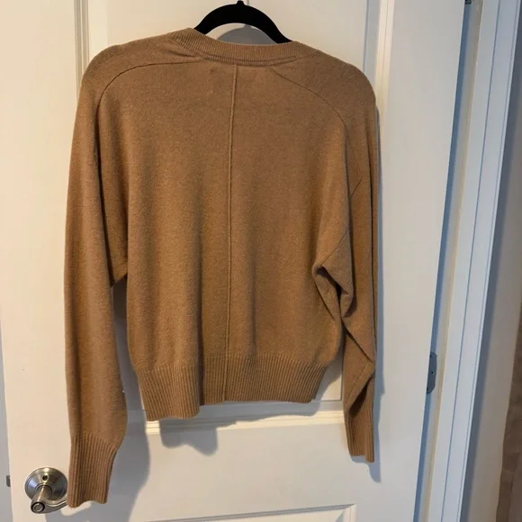 Brochu Walker The Ennes Ruched Cashmere Sweater Toffee Mélange | S - Picture 8 of 8